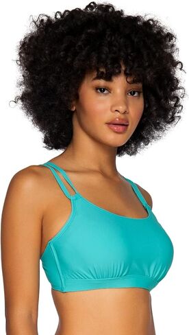 سترة سباحة Sunsets Taylor Bralette، Seaside Aqua، 40F/38G/36H in Kuwait