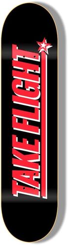 TAKE FLIGHT Premium Skateboard Deck, 100% Canadian Hard Rock Maple, Kids/Adults in Saudi Arabia