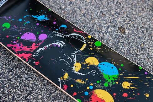 TAKE FLIGHT Premium Skateboard Deck, 100% Canadian Hard Rock Maple, Kids/Adults in Saudi Arabia