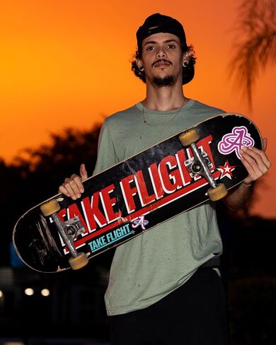 TAKE FLIGHT Premium Skateboard Deck, 100% Canadian Hard Rock Maple, Kids/Adults in Saudi Arabia