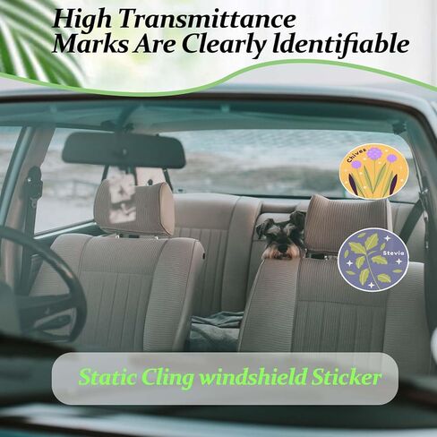 30 PCS Car Electrostatic Stickers Windshield 5 x 6 Inch Static Cling Window Film Windshield Applicator Windshield Protection Film Clear Window Cling for Removal and Re-Application in Saudi Arabia