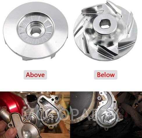 مضخة مياه من الألومنيوم من Motoparty Impeller لـ Polaris LSV Ranger RGR RZR Sportsman 170 400 499 500 570 700 800 900 1000 JAGGED 2x4 4x4 6x6 دفاعة مضخة مياه، 5433684 in Kuwait