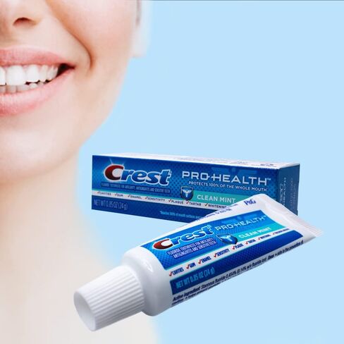 Crest Pro-Health, Clean Mint Toothpaste, 0.85 oz (24g) - Pack of 4 in Kuwait