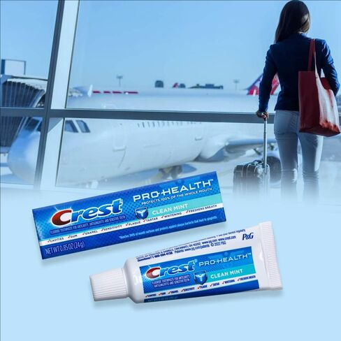Crest Pro-Health, Clean Mint Toothpaste, 0.85 oz (24g) - Pack of 4 in Kuwait