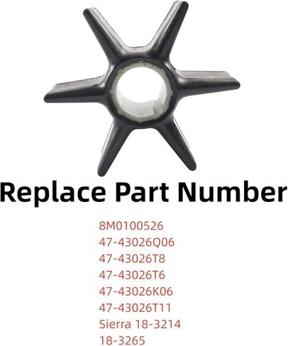 طقم إصلاح مضخة المياه لميركوري أو مارينر خارجي 4 أشواط وMercruiser Alpha One Gen 2 Stern Drive يستبدل 47-8M0100526 47-43026Q06 47-43026T8 in Kuwait