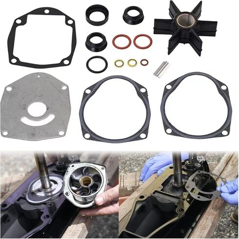 طقم إصلاح مضخة المياه لميركوري أو مارينر خارجي 4 أشواط وMercruiser Alpha One Gen 2 Stern Drive يستبدل 47-8M0100526 47-43026Q06 47-43026T8 in Kuwait