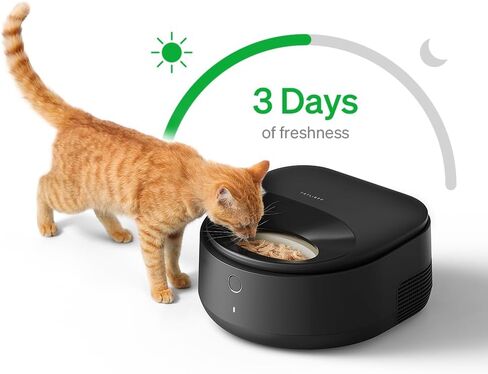 PETLIBRO Automatic Cat Feeder Wet Food Refrigerated New Upgraded APP Control,3 Days Freshness 3 Meals,Semiconductor Cooling&Quick Chills Wet Food Dispenser,Polar WiFi Timed Auto Pet Feeder for Cat Dog in Saudi Arabia