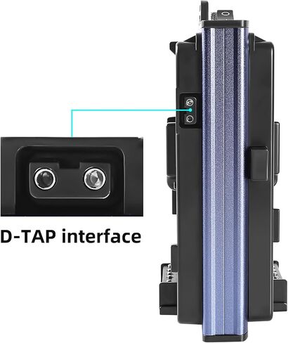 Power Your GVM P80S LED Fixture or Other 30 VDC Devices with Ease Using The GVM V-Mount Battery Plate Adapter with DC Cable Output for P80S Power Your Lights on The go. in Saudi Arabia