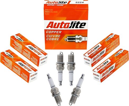 Autolite 5224 شمعات الإشعال البديلة للسيارات المقاومة النحاسية (4 عبوات) in Saudi Arabia