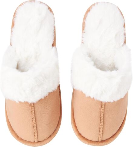 شبشب نسائي ناعم من القطيفة مبطن بالفرو الصناعي من GOLDTOE in Kuwait