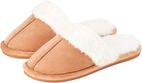 شبشب نسائي ناعم من القطيفة مبطن بالفرو الصناعي من GOLDTOE in Kuwait