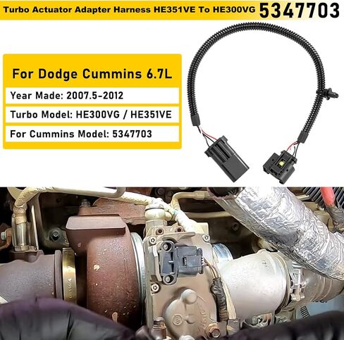 توربو المحرك محول تسخير ل 6.7L دودج رام شاحنة ISB Holset HE300VG/HE351VE استبدال OE #5347703 in Saudi Arabia