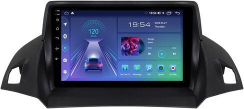 ASURE ترقية راديو ستيريو للسيارة Ford Escape 2013-2019 إصدار منخفض، 9 بوصة 4Core 2GB+32GB وحدة ملاحة GPS للسيارة Android مع Carplay Android Auto، مشغل شاشة لمس عالية الدقة 1280x800 in Saudi Arabia