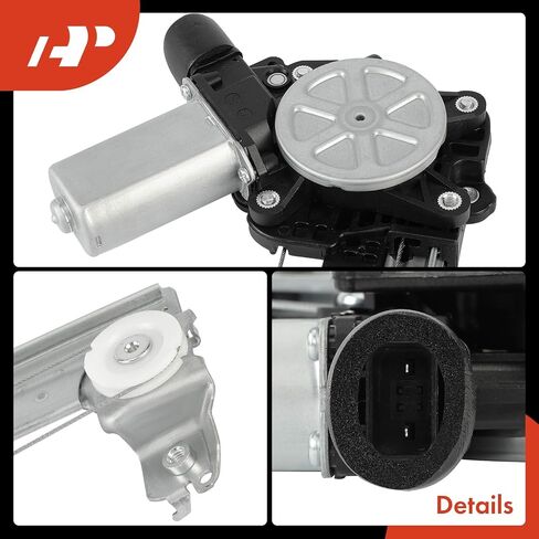 A-Premium Power Window Regulator with Motor Compatible with Honda Accord 2008-2012 Crosstour 2012-2014 Rear Passenger Side in Saudi Arabia