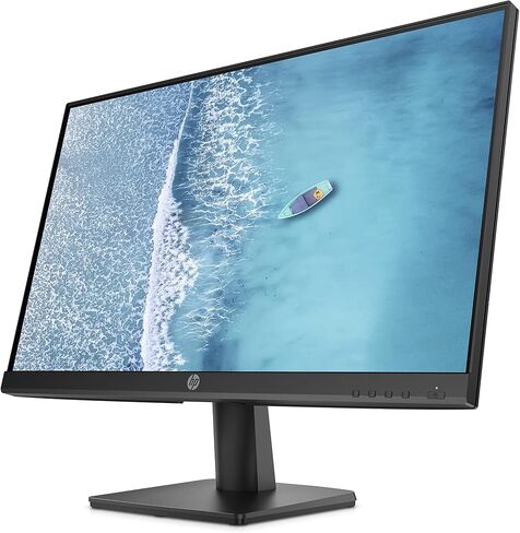 شاشة HP مقاس 23.8 بوصة بإضاءة خلفية LED، وإضاءة زرقاء منخفضة (V241ib، أسود) (متجددة) in Kuwait