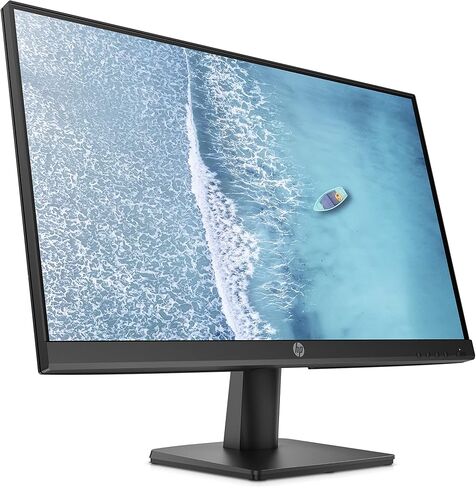 شاشة HP مقاس 23.8 بوصة بإضاءة خلفية LED، وإضاءة زرقاء منخفضة (V241ib، أسود) (متجددة) in Kuwait