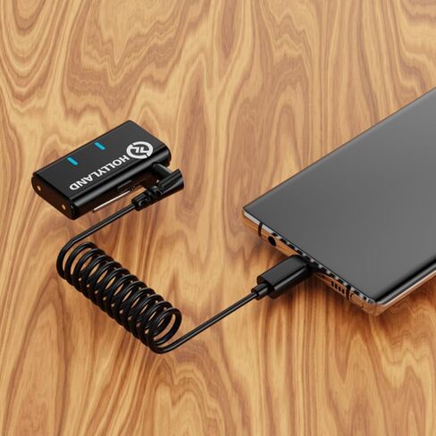 كابل مقبس TRS USB C إلى 3.5 مم من Hollyland لنظام ميكروفون Lark M1/Lark 150 اللاسلكي، متوافق مع iPhone 15 والهواتف الذكية Android in Kuwait