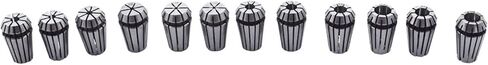 ER16 Spring Collet Set 1/8-3/8 Inch Carbon Steel Spring Collet Set for CNC Workholding Engraving and Milling Lathe Tools 9 Pack in Saudi Arabia