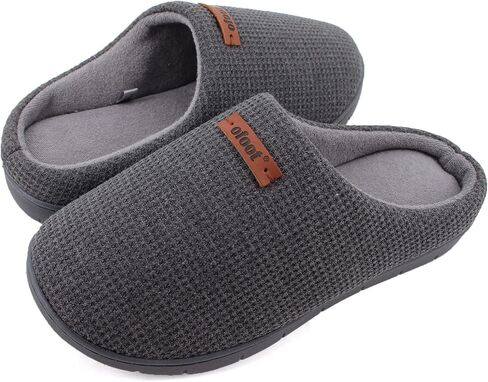 ofoot Comfortable and Supportive Women's Home Slippers with Memory Foam,Terry Cloth Lining Non-Slip TPR Outsole in Saudi Arabia