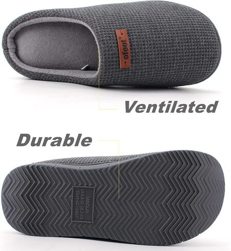 ofoot Comfortable and Supportive Women's Home Slippers with Memory Foam,Terry Cloth Lining Non-Slip TPR Outsole in Saudi Arabia
