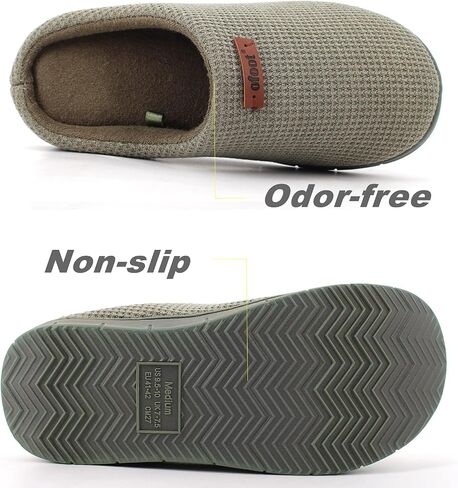 ofoot Comfortable and Supportive Women's Home Slippers with Memory Foam,Terry Cloth Lining Non-Slip TPR Outsole in Saudi Arabia