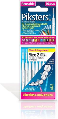 Piksters Interdental Brushes, Size 5, Blue Handle in Kuwait