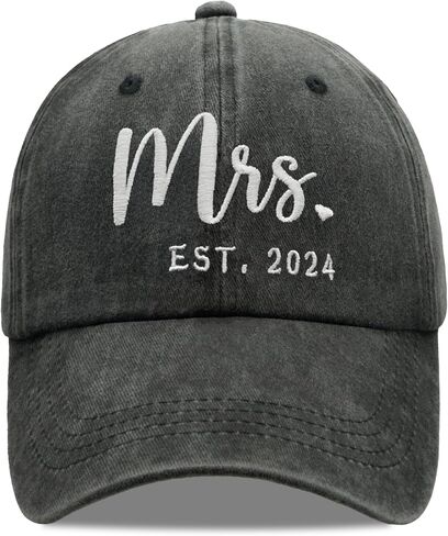 Mrs Bride Hat Bridal Shower Gifts Wedding Mr Couple Gift Cap Black in Saudi Arabia