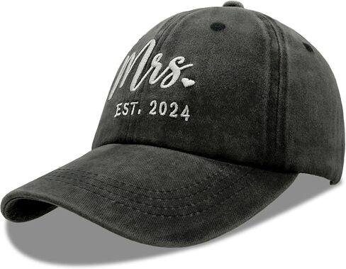 Mrs Bride Hat Bridal Shower Gifts Wedding Mr Couple Gift Cap Black in Saudi Arabia