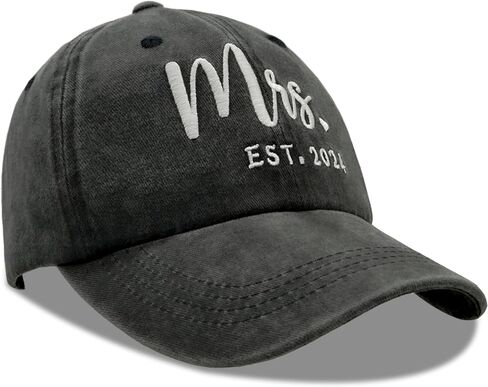 Mrs Bride Hat Bridal Shower Gifts Wedding Mr Couple Gift Cap Black in Saudi Arabia