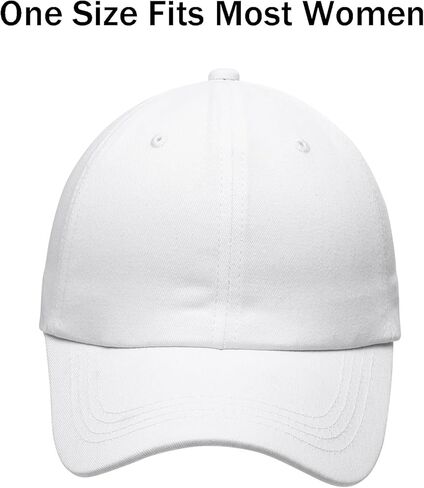 قبعات البيسبول ذيل حصان عارية الذراعين للنساء قبعات الشعر المجعد قابل للتعديل القطن قبعة للوقاية من الشمس قبعة فوضوي كعكة ذيل حصان in Kuwait