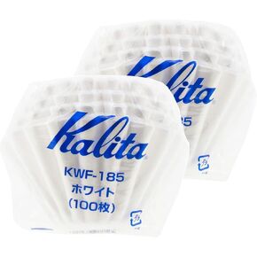 Kalita Wave Series KWF-155#22213 Coffee Filters, White, For 1-2 People, 100 Sheets