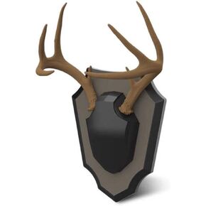 Hunters Specialties Antler Skull Cap Mount - Lightweight Resin Design, 2-Piece Construction, Hardware Included