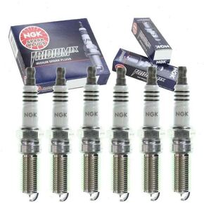 6 pc NGK Iridium IX Spark Plugs compatible with Ford Explorer 3.3L 3.5L V6 2011-2020