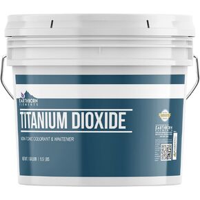 Earthborn Elements Titanium Dioxide (1 Gallon), DIY Essential, Resealable Bucket