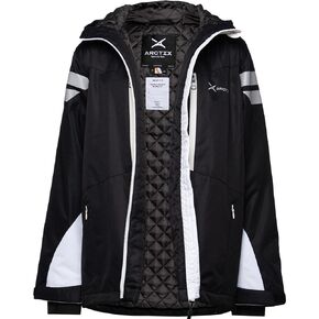 Arctix Kids' Insulated Quilted Lining with Reflective Print Cold Weather Peak Performance Jacket
