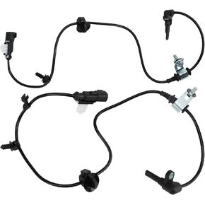 TRQ Front ABS Wheel Speed Sensor Set Compatible with 2015-2022 Chevrolet Colorado GMC Canyon