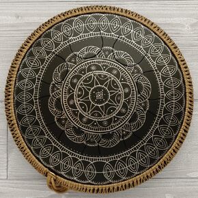GUDA DRUM Freezbee with Premium design and Soft Rope Decoration