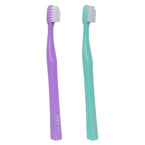 PRO-SYS® Extra Soft Toothbrush with Double Tapered Bristles for Extra Sensitive Gums, Pack of 4 (ADA Accepted)