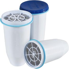 ZR-001 Replacement Water Filter, Replacement Water Filters for Pitchers and Dispensers, Most Advanced 6-Stage 0 TDS System (12 Pack)…