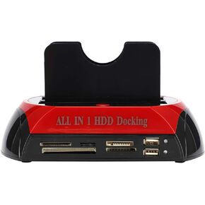 قاعدة القرص الصلب، محطة إرساء القرص الصلب الخارجي، محطة إرساء القرص الصلب، محور USB 2.0، قابس الولايات المتحدة