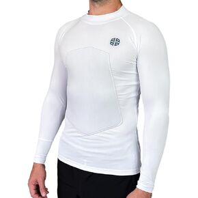 SPF 50+ 5mm Padded Rash Guard for Surfing, Boogie, Scuba