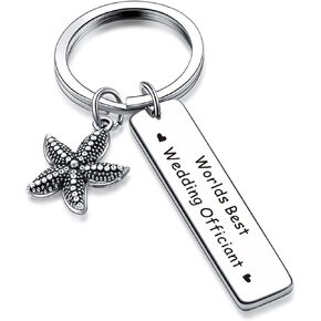 Wedding Organizer Keychain Best Wedding Officiant Ever Gift Wedding Guest Keychain Priest Gift