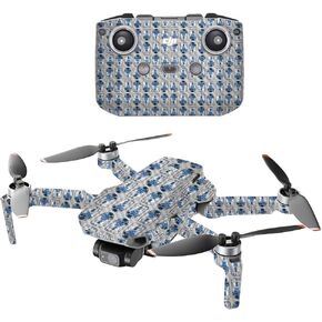 Mighty Skins Carbon Fiber Compatible with DJI Mini 2 Portable Drone - Acid Protective, Durable Textured Carbon Fiber Finish Easy to Apply, Remove, and Change Styles Made in The USA
