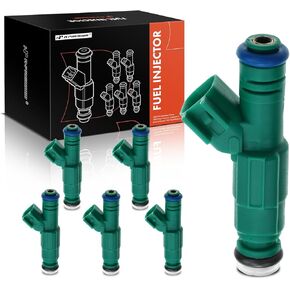 A-Premium Fuel Injectors Compatible with Chrysler Town & Country, Voyager & Dodge Caravan, Grand Caravan 2001-2007, 3.3L, Set of 6, Replace# 4861454AA, 0280156007