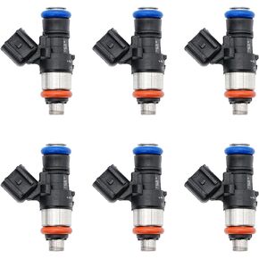 0280158091 Fuel Injectors for Ford Edge Fusion Flex Taurus X Taurus Lincoln MKZ MKX MKT MKS Mazda CX-9 Mercury Sable 3.5L 3.7L 2007-2015 (6PCS)