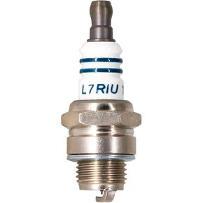 TORCH L7RIU Iridium U-Groove Spark Plug Replace for NGK BMR7A BM7A Spark Plug, for CHAMPION 858/CJ6 852/RCJ6 Spark Plug, for Autolite 3345, for Brisk PR15, for Chain Saws and Trimmers, OEM, ea