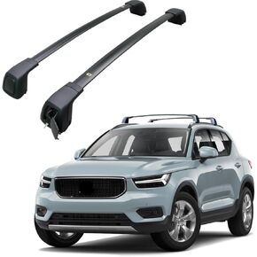 Roof Rack Cross Bars fit for Volvo XC40,XC40 Recharge, 2018-2024 (with Factory Side Rail)