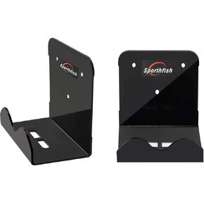Door Storage Rack Bracket Wall-Mounted Door Hanger Removable Compatible for Jeep Wrangler JK JKU TJ YJ LJ JL - Set of 2