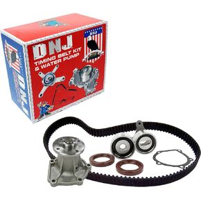 DNJ TBK903WP Timing Belt Kit with Water Pump for 1987-1994 / Toyota/Tercel / 1.5L / SOHC / L4 / 12V / 1456cc / 3E, 3EE