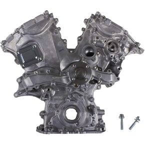 AISIN TCT-087 OEM Timing Chain Cover Assembly with Water Pump and Oil Pump - Compatible with Select Toyota 4Runner, FJ Cruiser, Tacoma